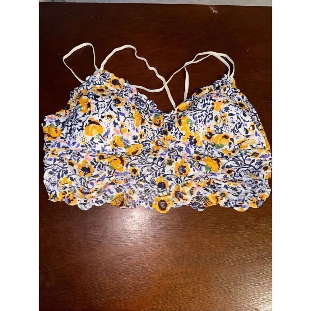 Floral bralette size medium